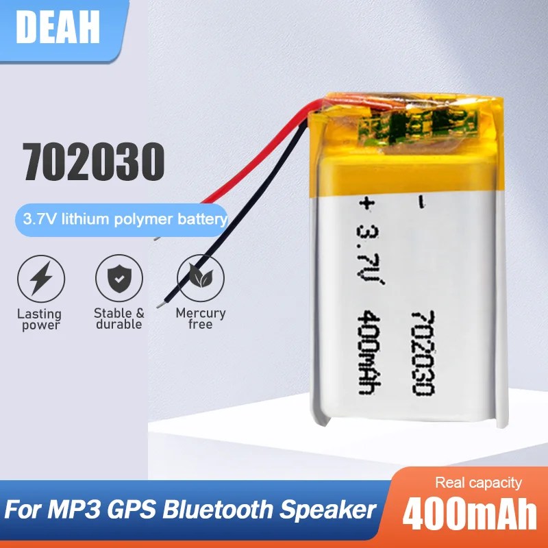 1 шт. 702030 3 7 в 400 мА · ч