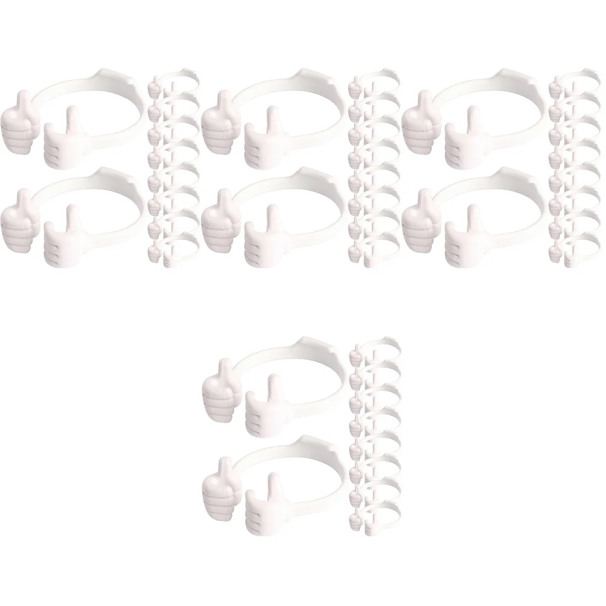 

40 Pcs Household Stands Novelty Thumbs Shape Racks Desktop Holders