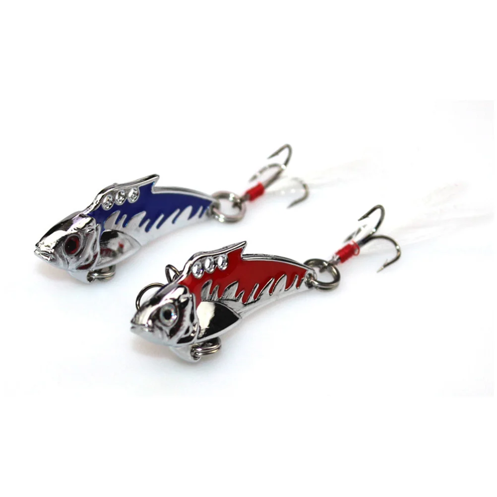 

2 шт. приманки VIB для рыбалки 5 см/8,5 г рыболовные крючки поставка жесткой приманки для рыбалки уличная Рыбалка