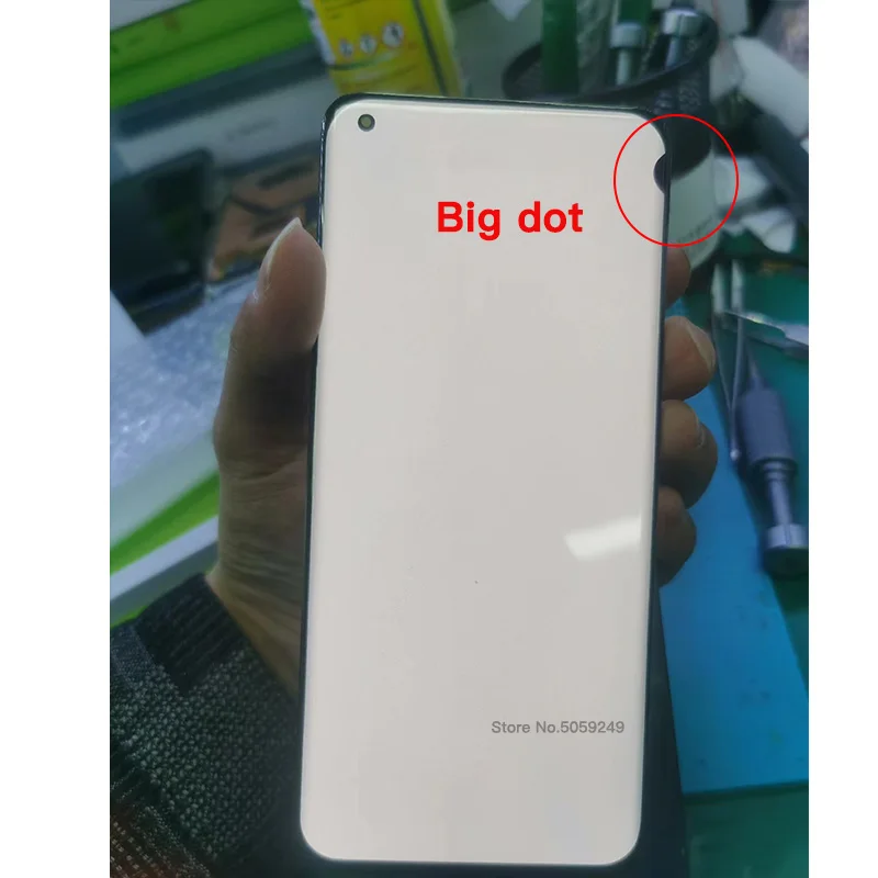 Оригинальный сенсорный ЖК-экран в сборе с маленькой точкой для Huawei P40 дигитайзер