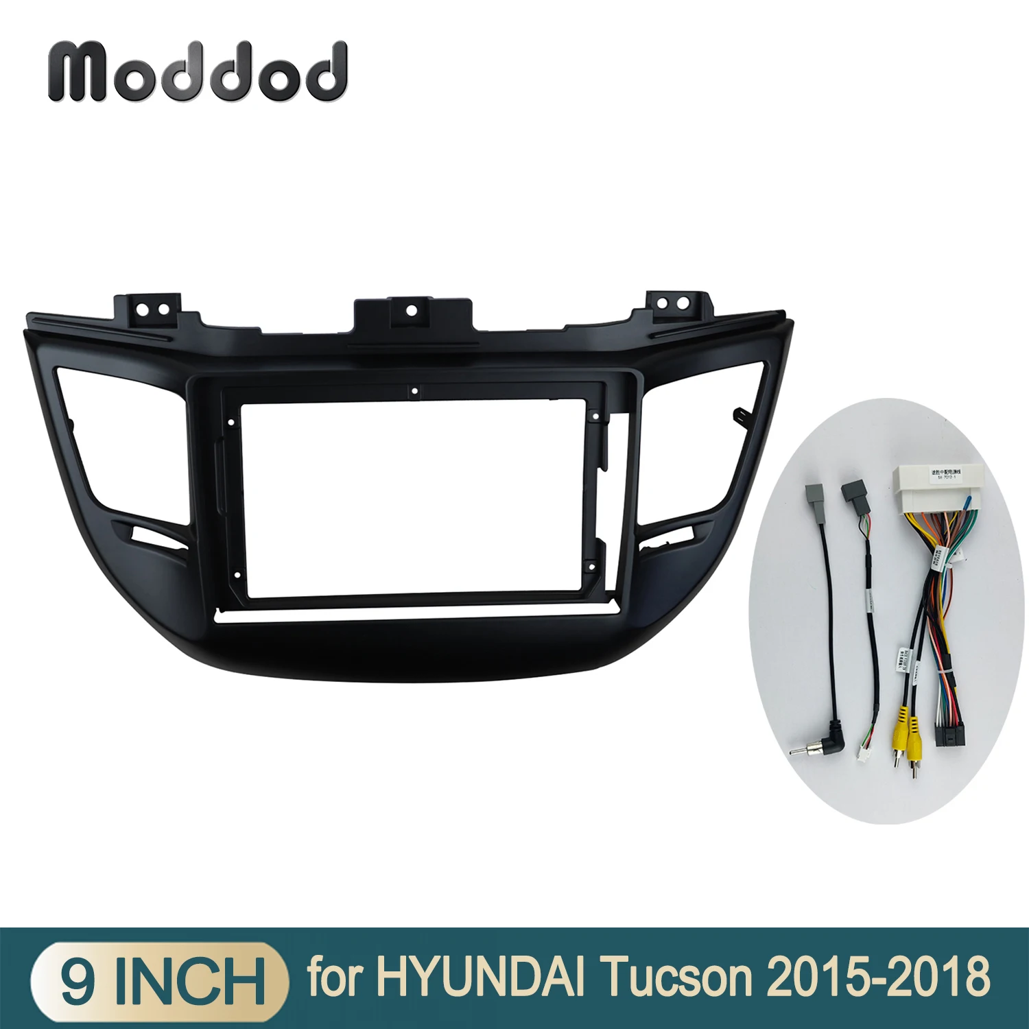 

Приборная панель для автомобильного радиоприемника, 9 дюймов, подходит для HYUNDAI TUCSON 2015-2018 LHD Dash Kit, установка экрана на приборную панель, установка рамы для DVD