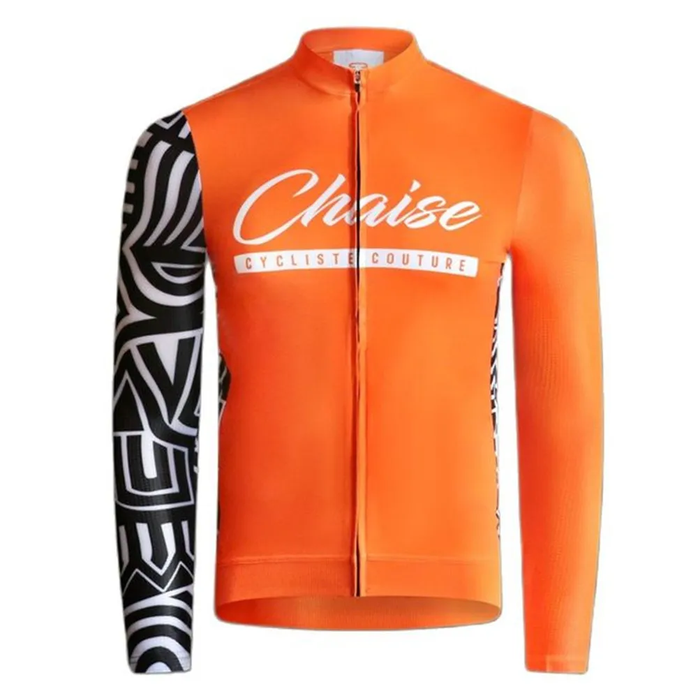 

2023 Chaise Winter Thermal Fleece Jersey Cycling Clothes Unisex Long Sleeve Outdoor Riding Bike Clothing Warm Fleece Jacket