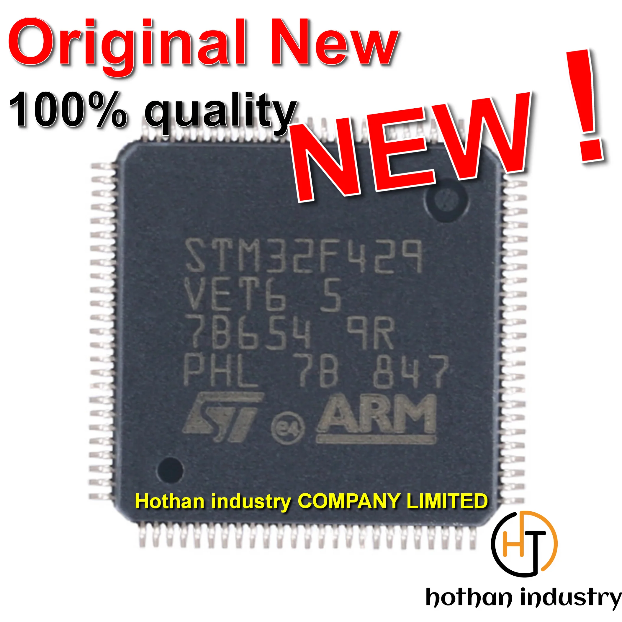 

[1PCS] Original Genuine STM32F429VET6 LQFP100 STM32 High Performance MCU STM32F4 Series Single Chip microcontroller LQFP100