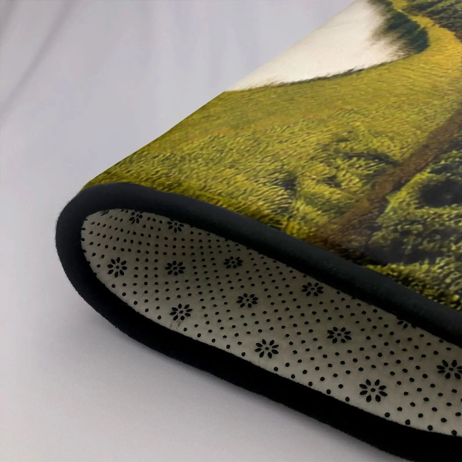 Русский речной коврик Волга Речной пейзаж Фланелевой нескользящий 60x39 дюймов