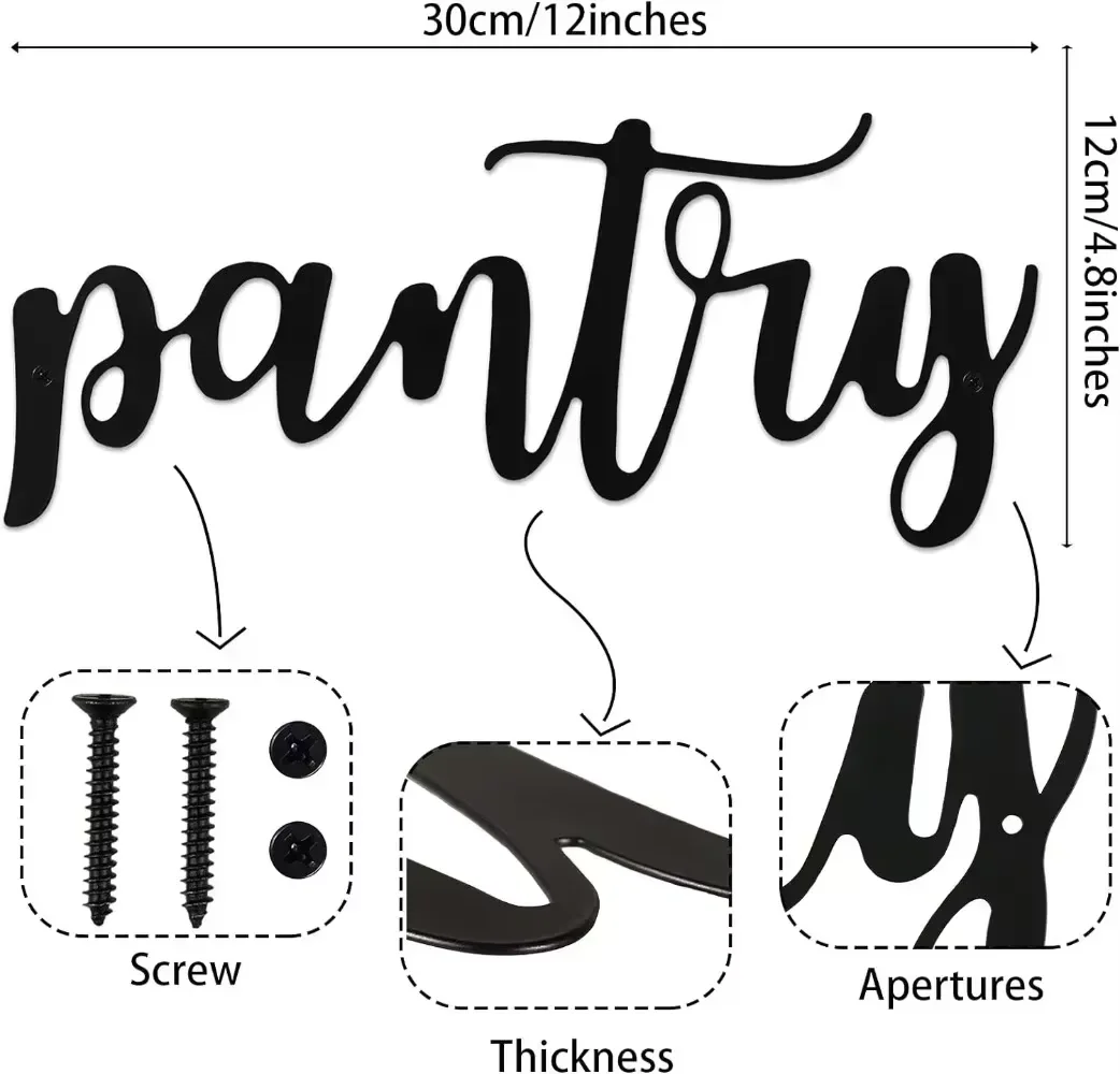 Деревенский Деревянный Дверной Знак С Алфавитным Дизайном