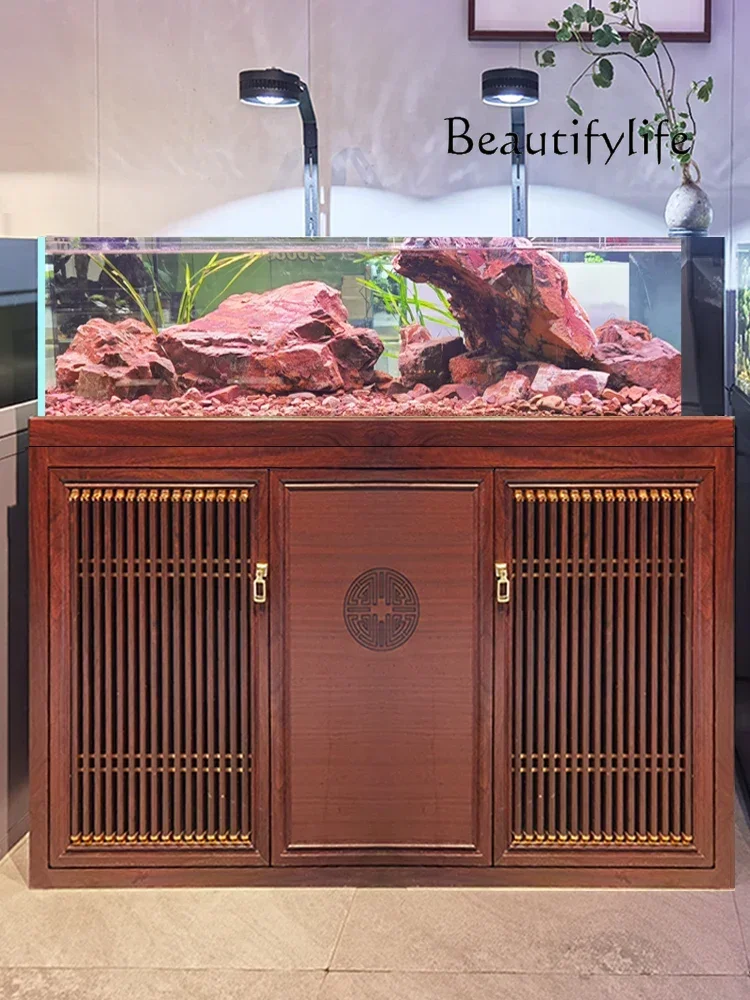 Прозрачный аквариум нижний фильтр для гостиной супер белое стекло задний