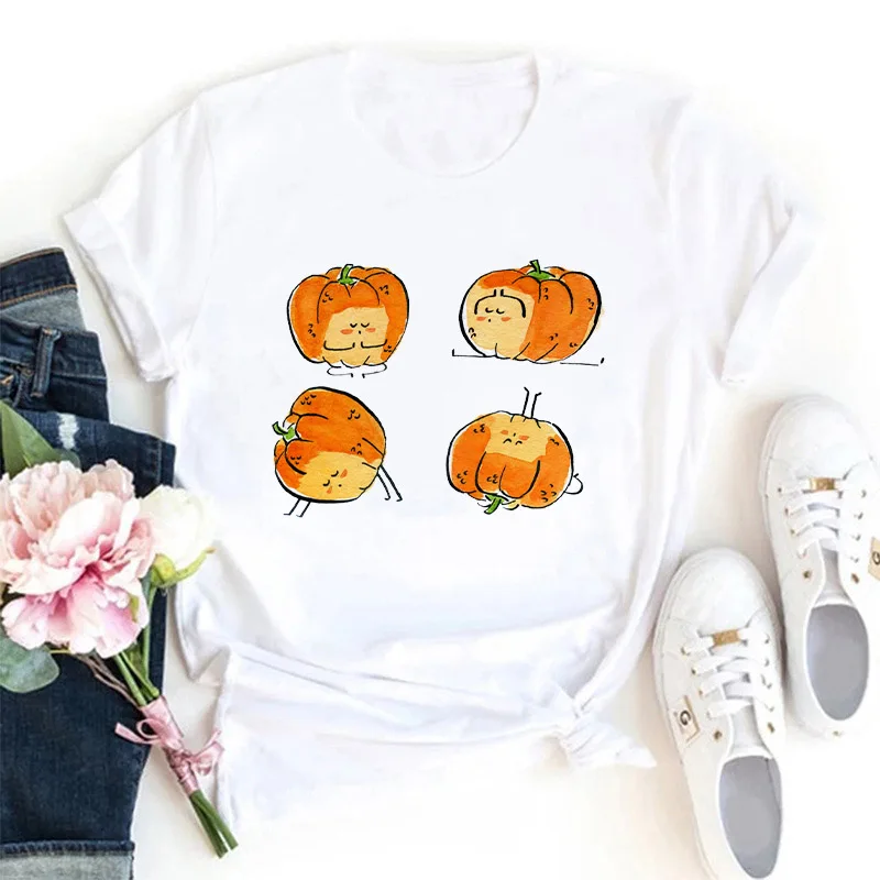 

Summer Stylish Tshirt Ladies T Shirt Womens Casual Tshirt Tee Female T-shirts Fashion Cartoon Printed Clothing Short Sleeve Top