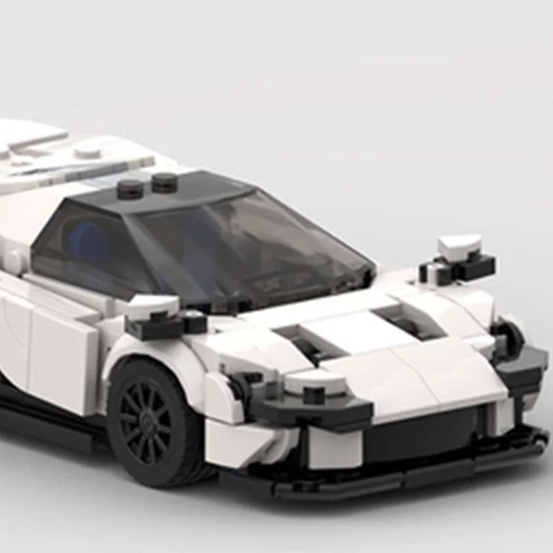 MOC блоки Совместимые с LEGOs Ferraris SP3 модели автомобиля монтажный блок игрушки