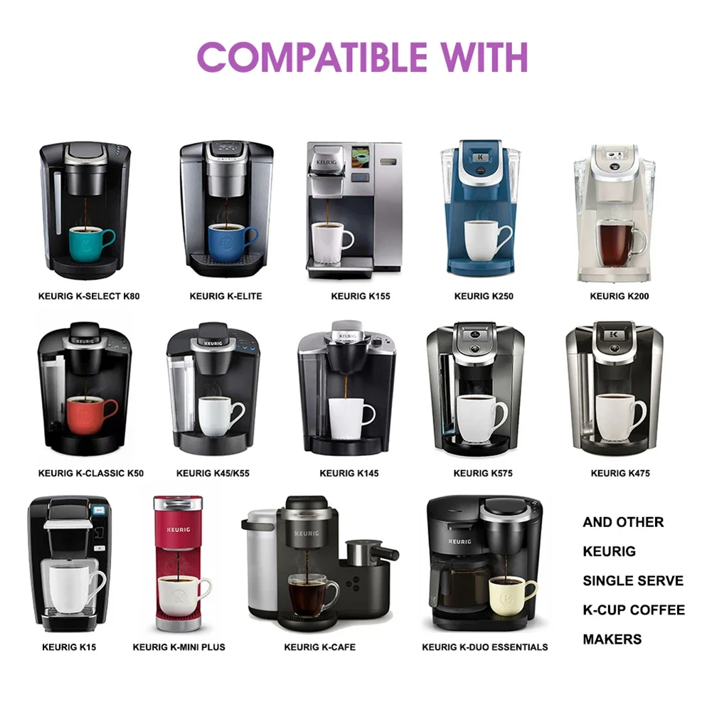 Кофейная Капсульная чашка из нержавеющей стали многоразовая K-чашка для Keurig 2 0/1 0