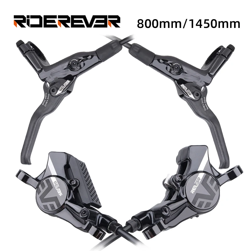 

RIDEREVER Aluminum Alloy MTB Hydraulic Disc Brake 2-Piston Mental Pads XC/AM/DH Mountain Bicycle Brake disc brakes shimano Brake