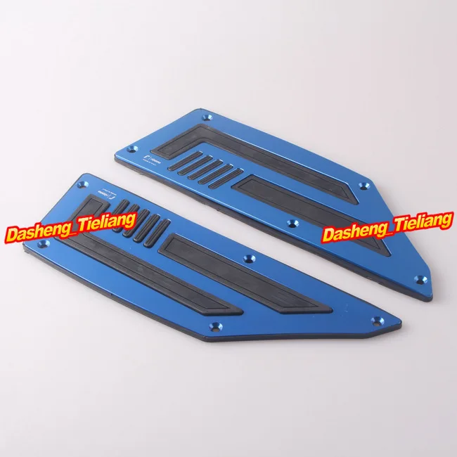 Синие мотоциклетные подножки пластинчатые для Yamaha T-Max TMax 530 2012 2013 2014 2015