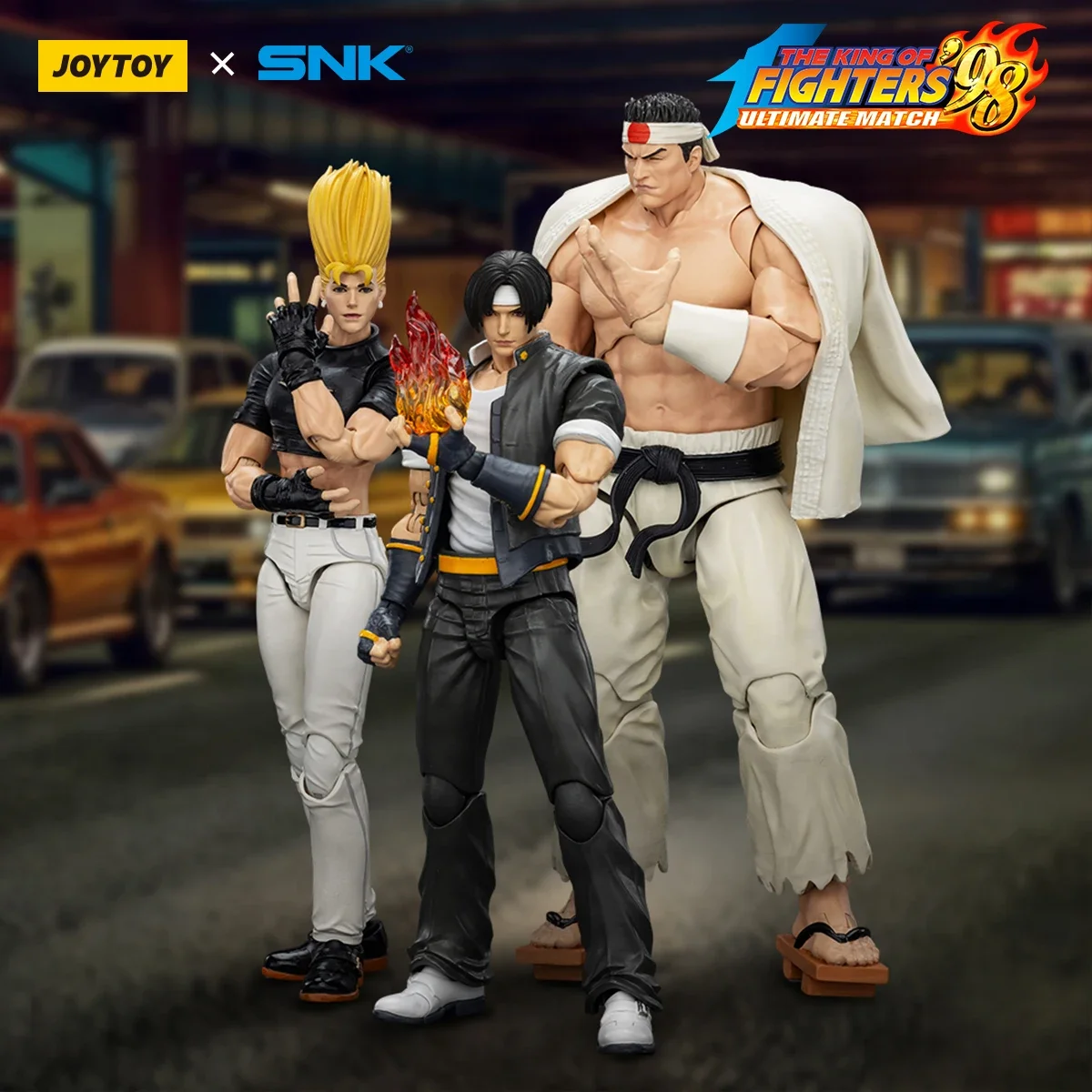 Фото [Предпродажа] JOYTOY SNK KOF 98UM 1/18 Фигурка Hero Team Benimaru Nikaido Аниме Фигурка Joint Movable Model Collection Toy №2