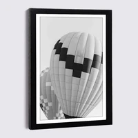 5 7 8inch photo frames hot air balloon sexy woman leaves poster with frame nordic black white wood photo frame for picture wall