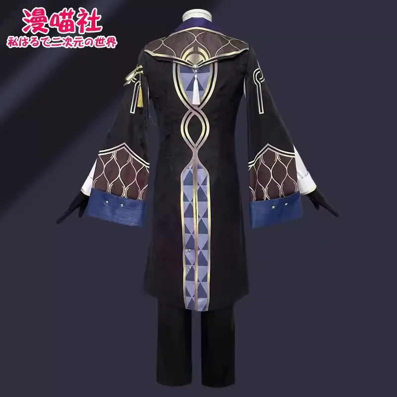 Игра Honkai Star Rail Авантюрин Косплей Костюм Парик Десять Stonehearts Шляпа Серьги Униформа