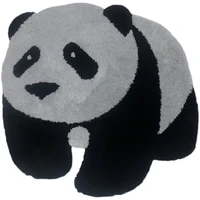 home mat quality panda plush carpet 87x65 multi scene use