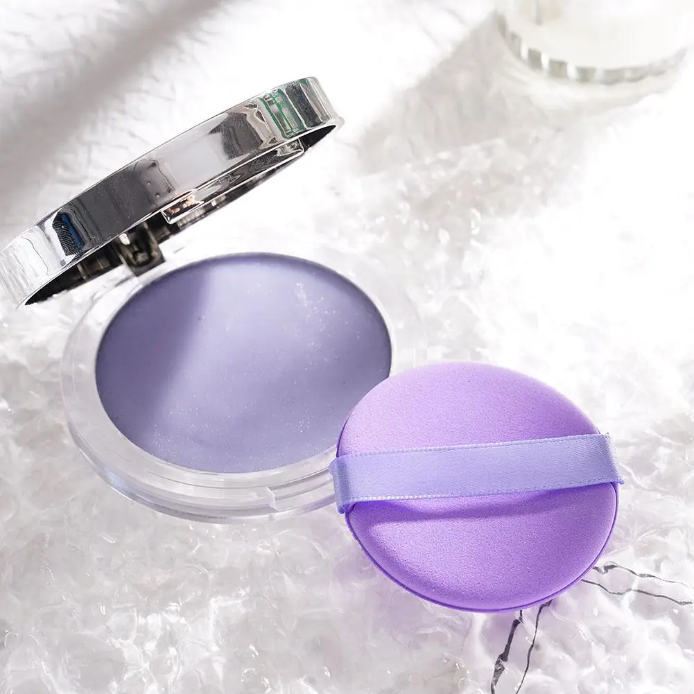 Лавандовая матовая пудра для жирной кожи лица 10 г стойкая Косметика с мини