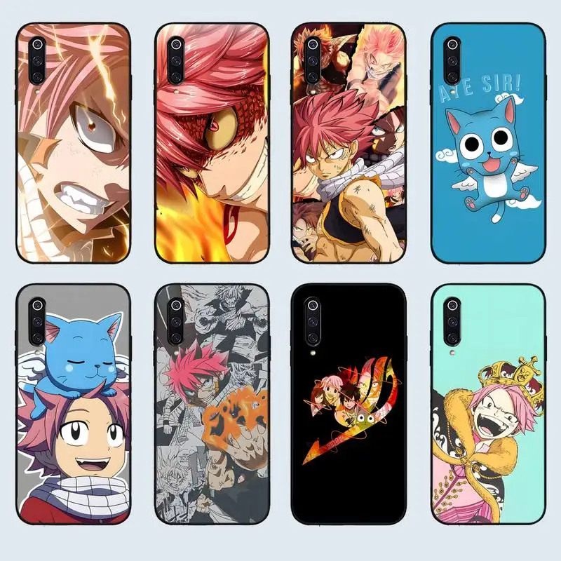 

Anime Fairy Tail Phone Case For Xiaomi Redmi Note 8 9 10 11 Pro S Liquid Silicone Case