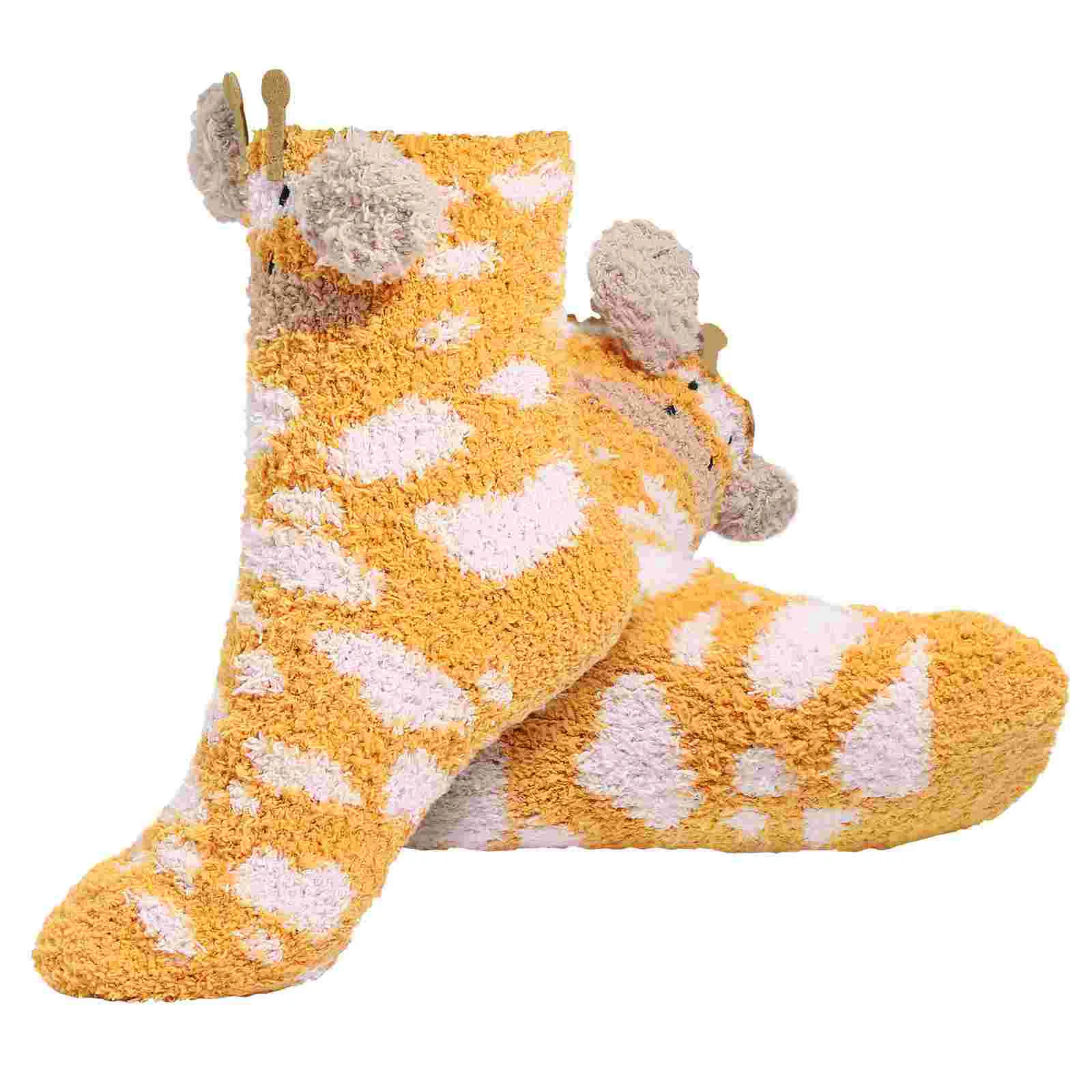 

socks fuzzy for kids cozy womens fluffy- Warm Stockings Comfortable Sleeping Socks Coral Fleece Winter Floor Socks for Cute
