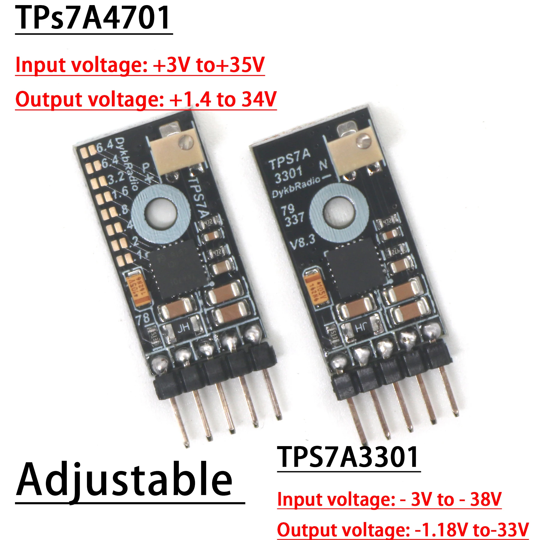 TPS7A4701 TPS7A3301 Линейный стабилизатор напряжения DC 3V 5V 12V 15V 19v 24V Регулируемый усилитель декодирования RF DAC LM317 78