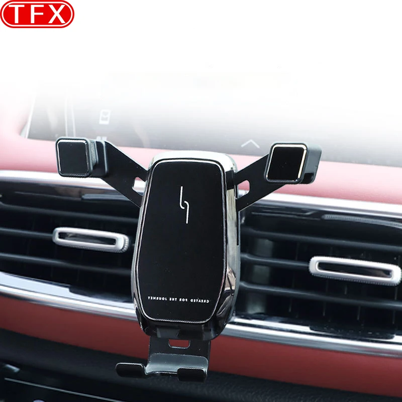 

For MG HS 2018 2019 2020 Car Styling Mobile Phone Holder Air Vent Mount Gravity Bracket Stand Auto Modified Accessories