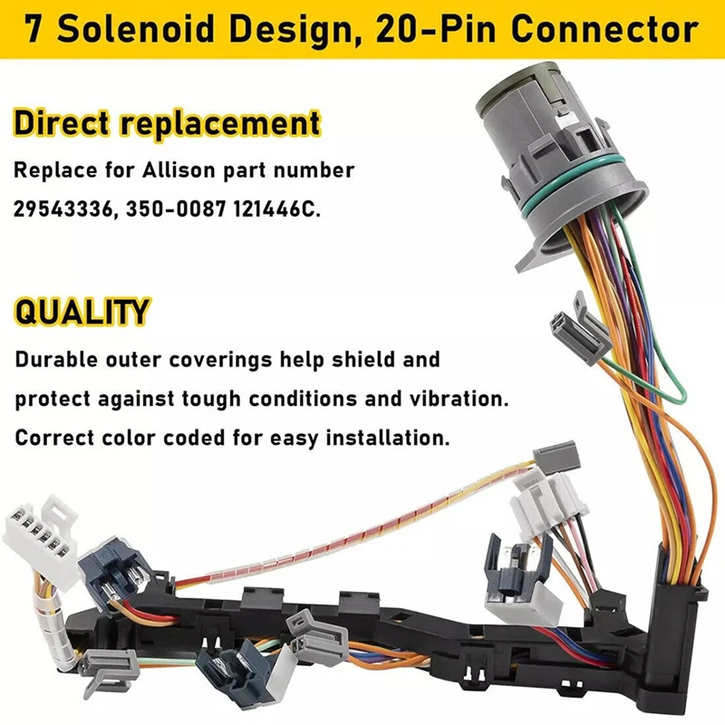 Жгут проводов 29543336 6-Скоростной передачи для Allison 1000 2000 2400 внутренний жгут 2006-2009