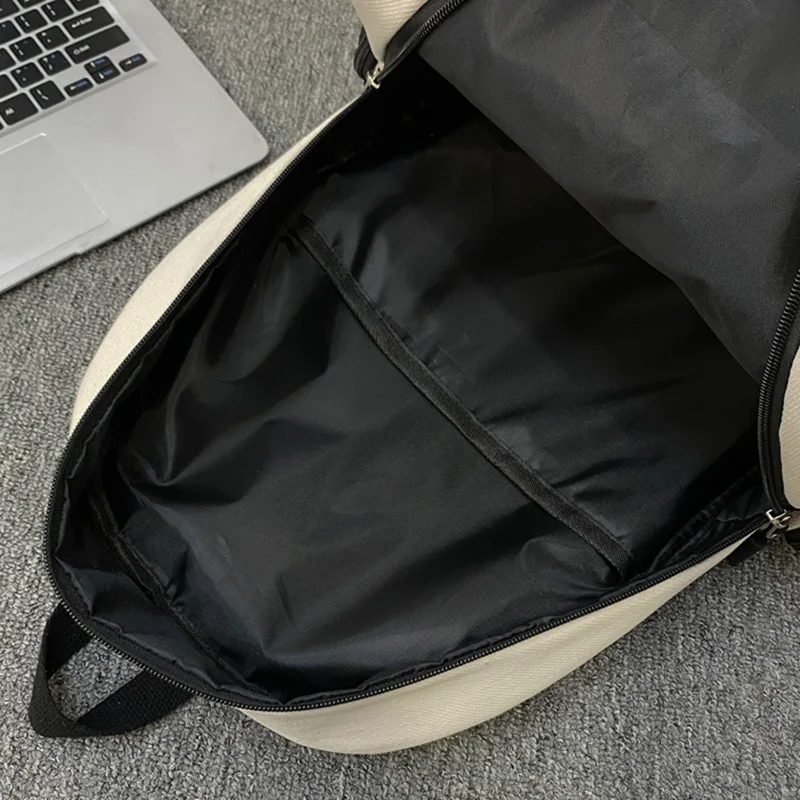 Junior High School Students Large Capacity Backpack Trend Casual Simple Fashion Female Students Shoulder Bag Girls School Bag