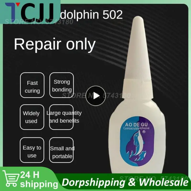 

Three Seconds Quick Drying Fast Glue Instant Adhesive Glue Universal Quick Bond Leather Rubber High Strength No Contraction 20g