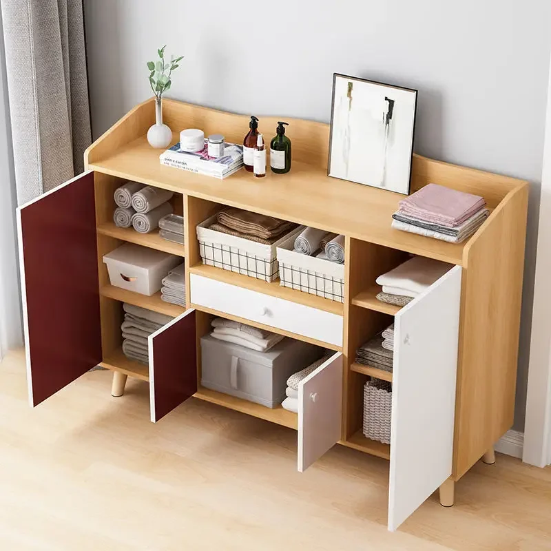 Комод напольный шкаф для спальни хранения большой емкости многослойный в