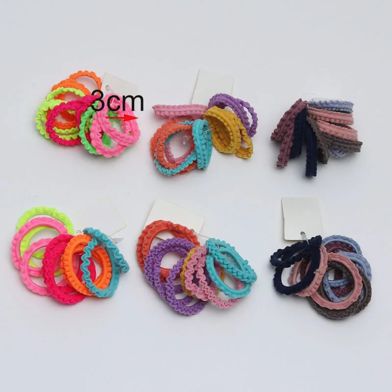 Детские блестящие эластичные резинки для волос мини-размер детский держатель