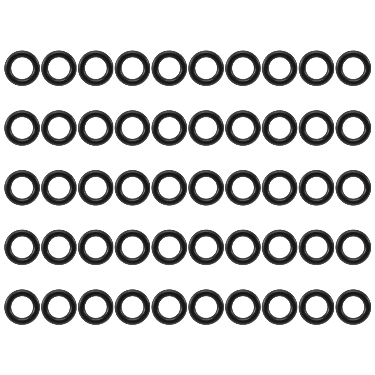 50 шт. черные уплотнительные кольца из нитриловой резины шайбы 12 мм x 2 5 7