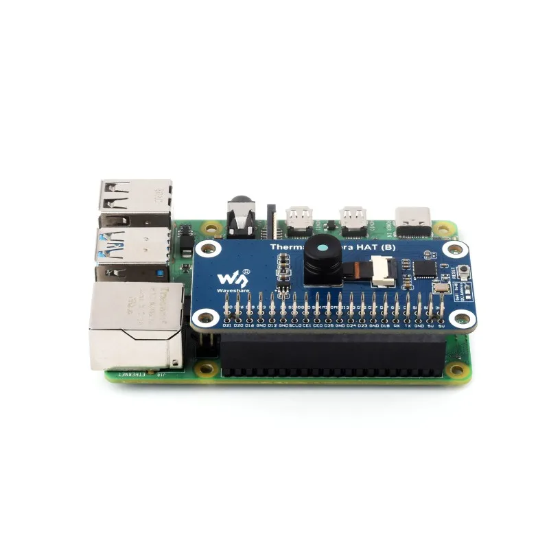 Длинноволновая ИК-тепловизионная камера HAT (B) для Raspberry Pi опции за 45 ° / 90 FOV