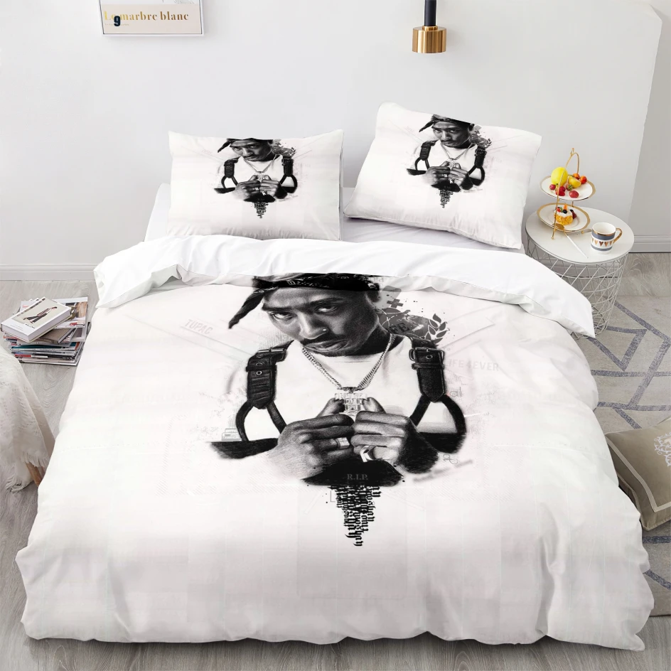 

Комплект постельного белья Twin Full Queen King Size Tupac 2 Pac Aldult Kid постельное бельё 3D 004 2 Pac односпальный Комплект постельного белья