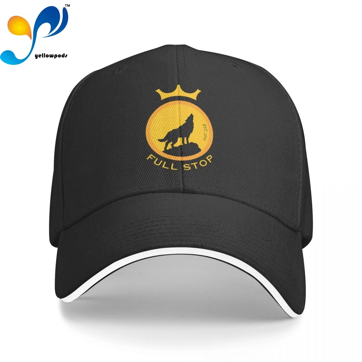 

Wolf Howl To The Moon Anime Printed Baseball Hat Unisex Adjustable Baseball Caps Hats for Men and Women