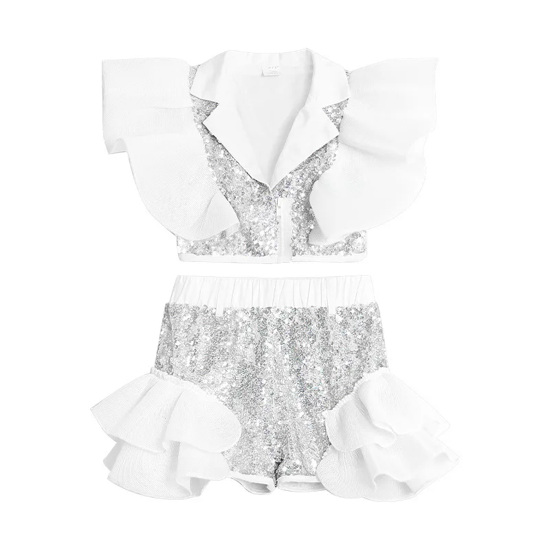 Детские джазовые уличные танцевальные крутые костюмы для девочек модная уличная