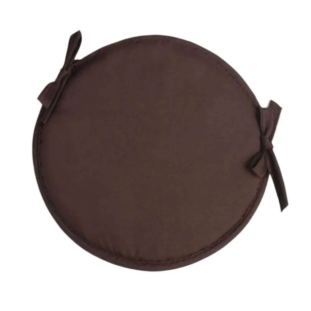 Круглая подушка для стула, полиэстер/хлопок, 30x30 см