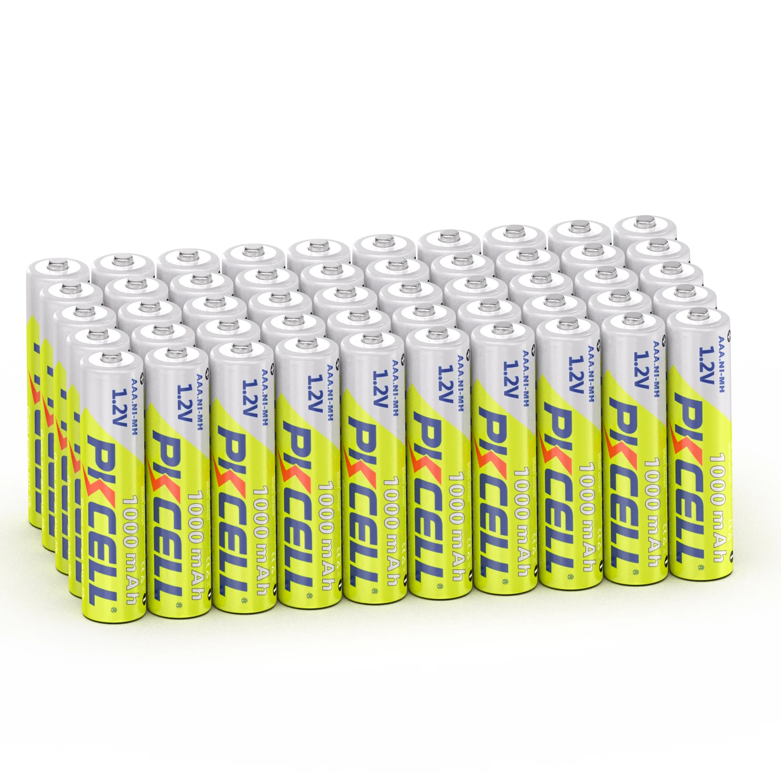 4-50PC PKCELL 1.2v AAA battery NI-MH Rechargeable Batteries and AA/AAA Box holder For toy clock remote control