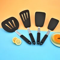 slotted spatula useful heat resistant thin non stick rubber kitchen utensils for bar egg turners silicone spatulas