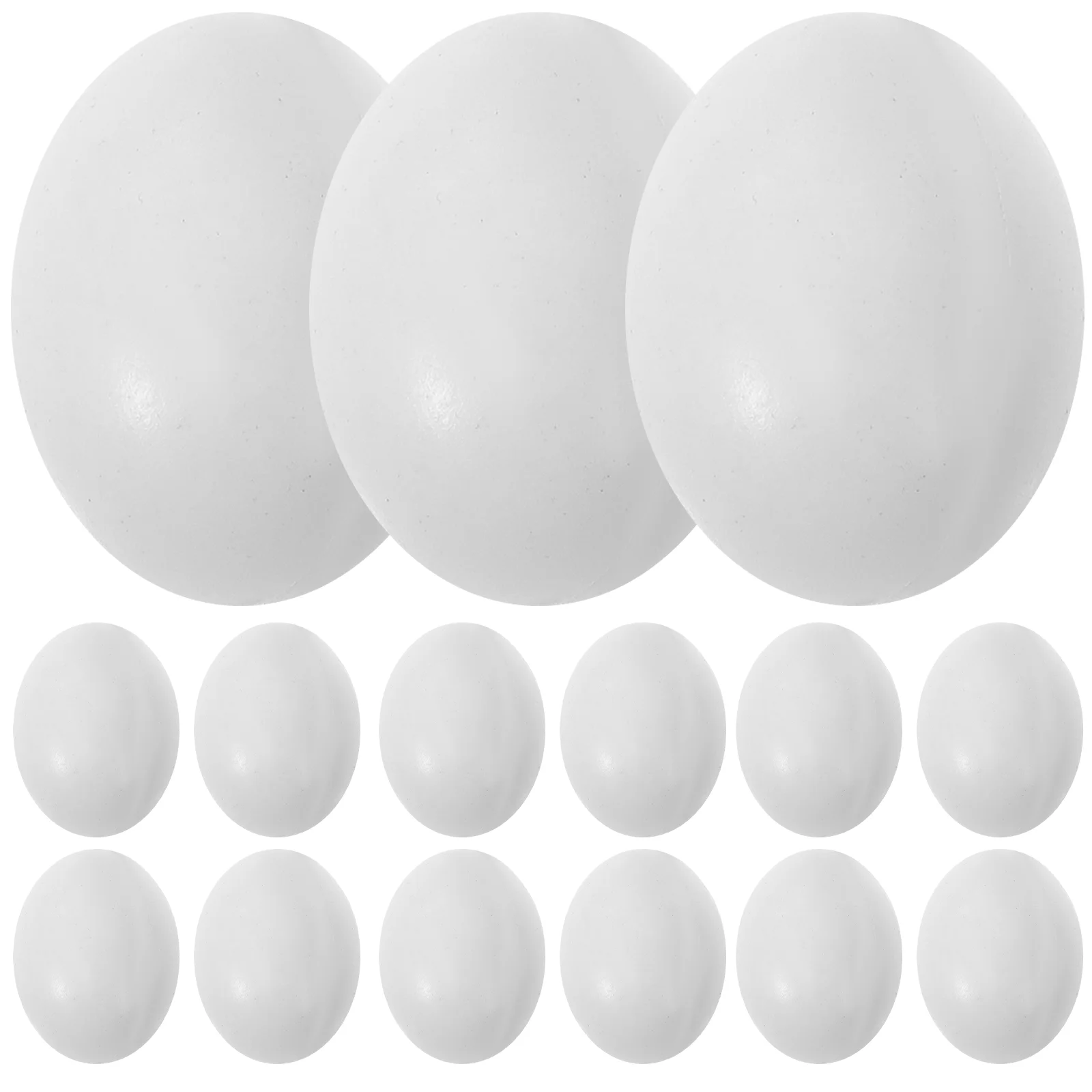 

10 Pcs Gummy Eggs Trick Bird Eggs Artificial Chicken Eggs Dogs White Hatching Eggs Hand Decor Simulated Eggs