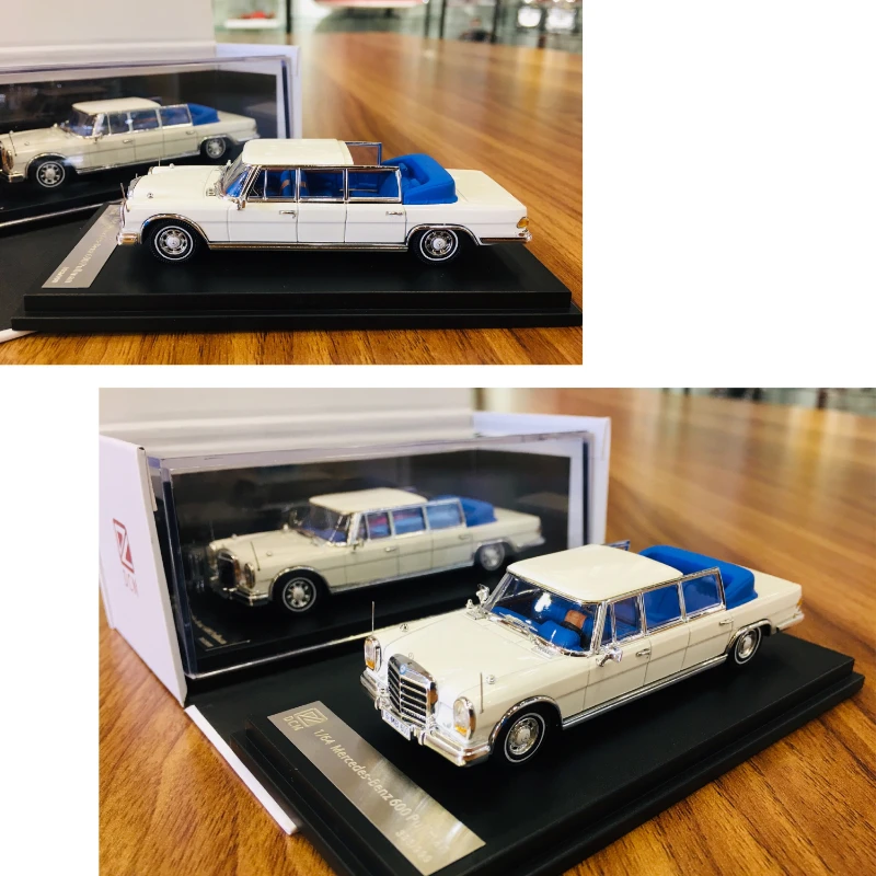 

DCM 1:64 Mercedes-Benz pullman Pullman W100 white simulation alloy car model spot
