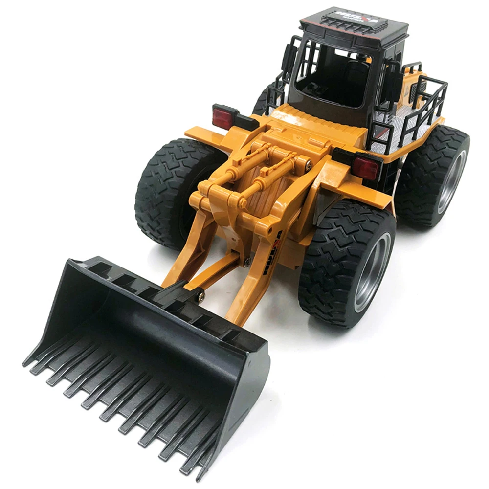 

1:14 мини радиоуправляемая машина металлический бульдозер 6CH грузовики зарядка RTR дистанционное управление Металлический Конструктор автомобиль игрушки для детей подарок