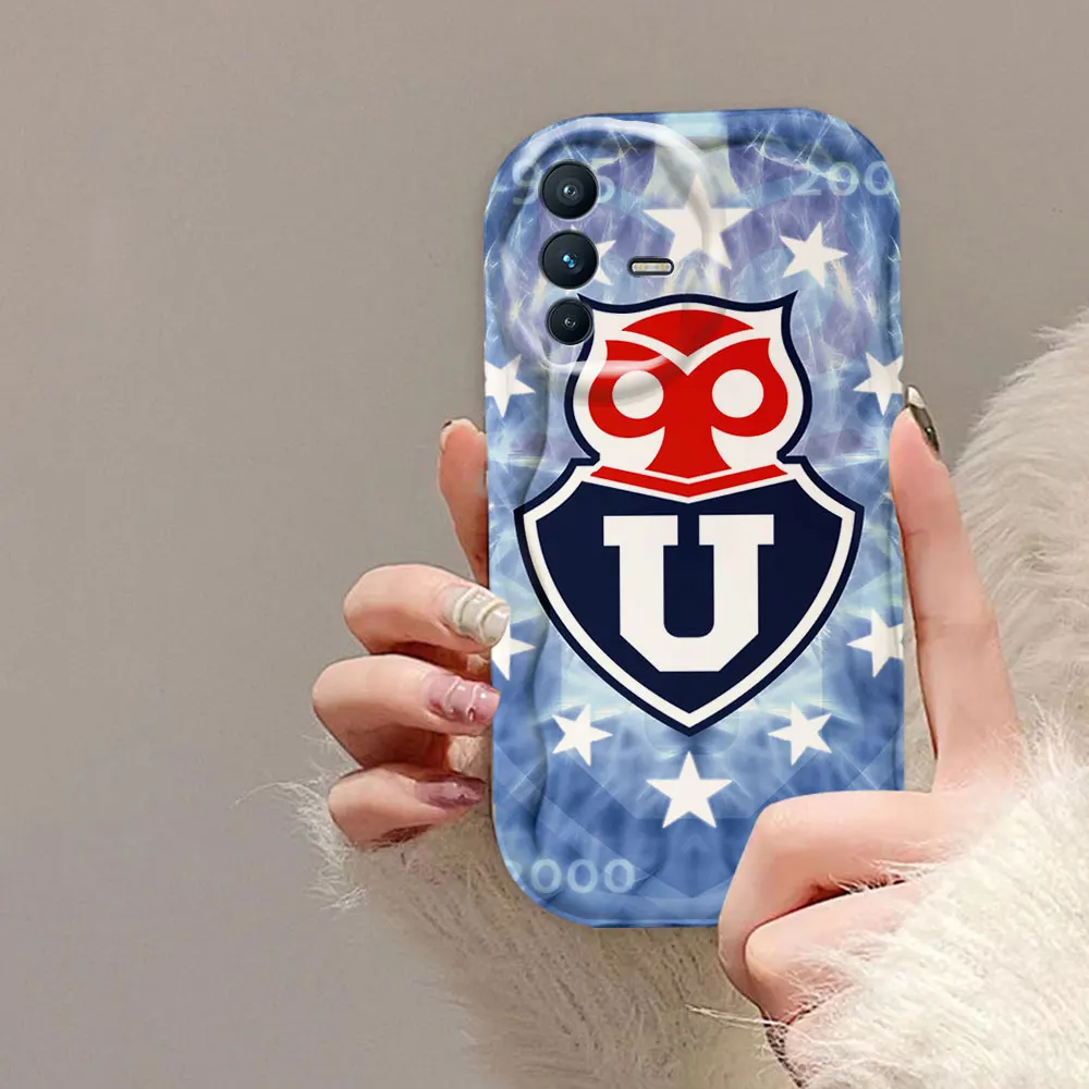 Чехол для телефона University Of C-Chile Football Cream White Curve VIVO V40 V29 V15 V20 V21 V23 V25 V27 V30 E 5G PRO