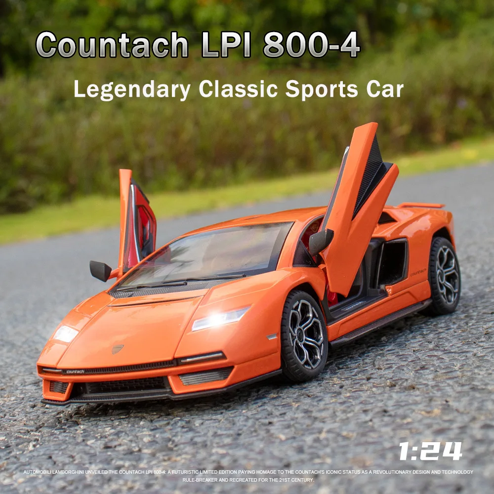 

Free Shipping 1:24 Countach LPI 800-4 Car Model Boy Toy Gift Toy Car Model Diecasts & Toy Vehicle Model Metal Car For Collection