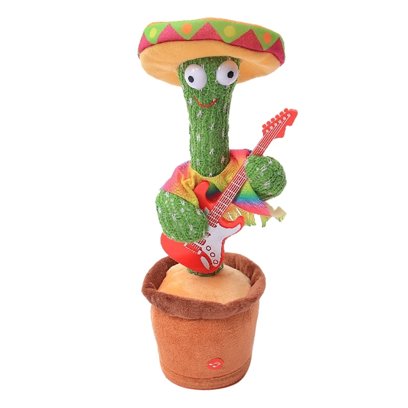 

Dancing Cactus Dancing Recording Talking Singing Cactus Toys Cactus Mimicking Toy for Kids Funny Creative Kids Toy