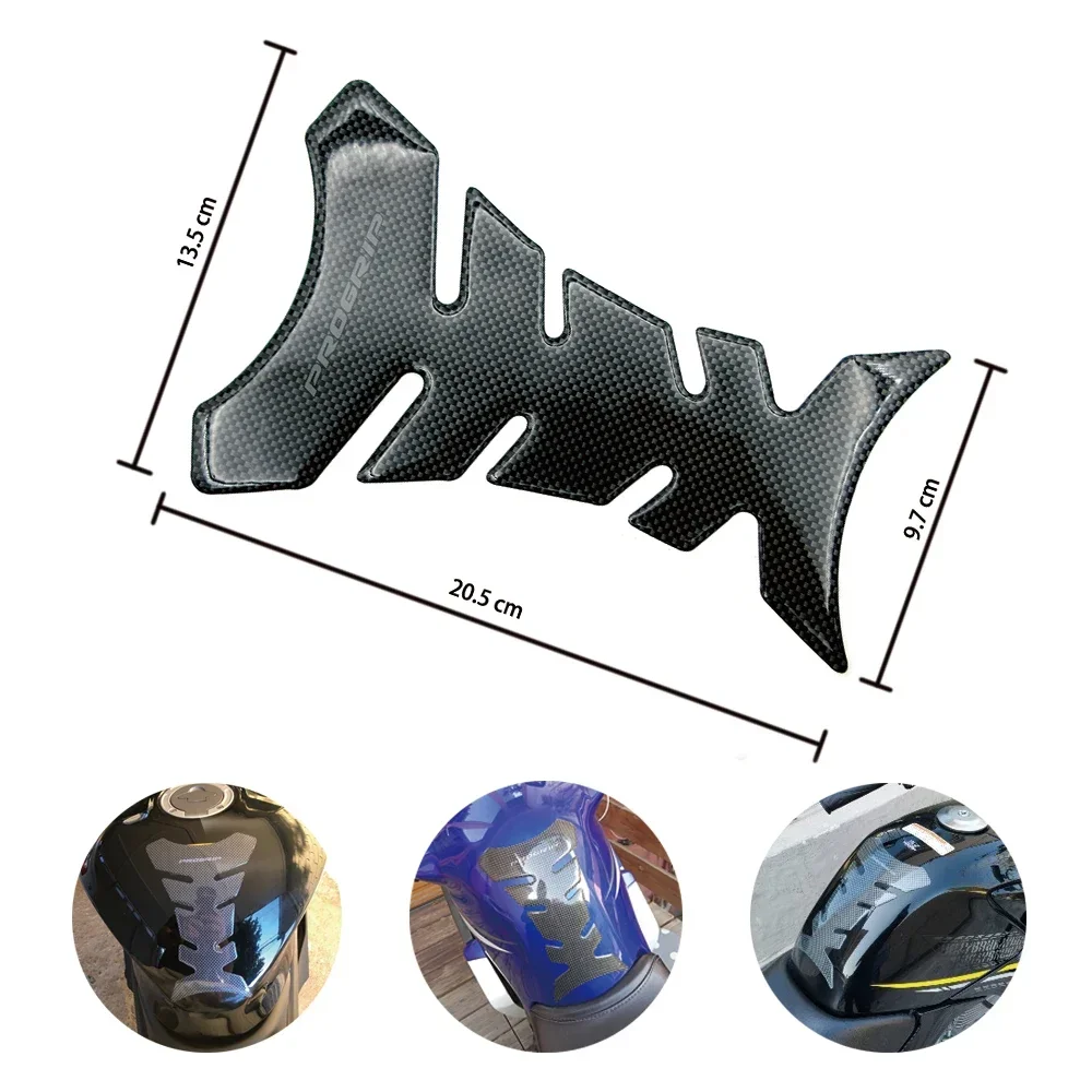 Углеродное волокно крышка топливного газа мотоцикла защитная накладка на бак