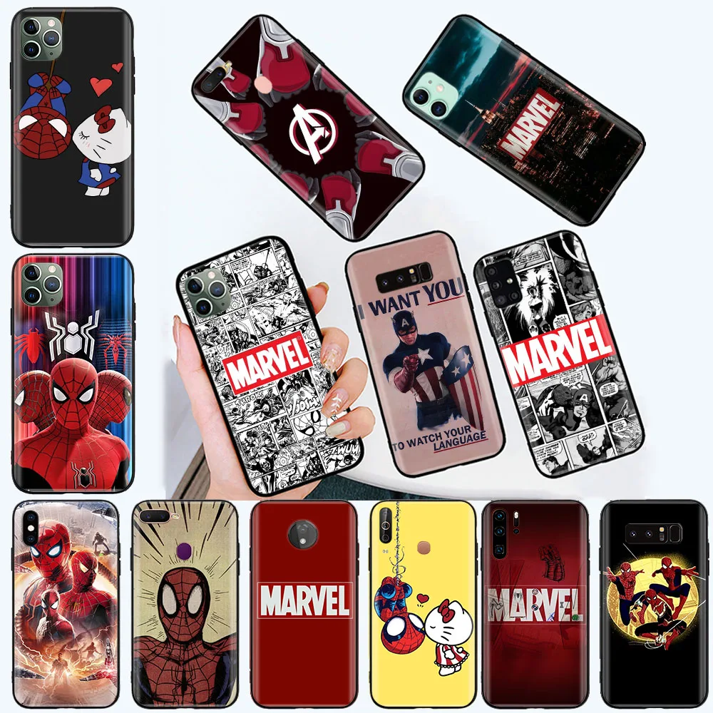 C-15 marvel hero Soft чехол для OPPO A93 F11 F15 F17 F19 F7 F9 Find X3 Pro Neo Lite Plus 5G