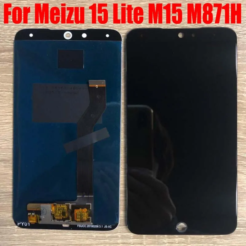 

Original 5.46" For Meizu 15 Lite M15 M871H LCD Display Panel Matrix Module with Touch Screen Digitizer Assembly Replacement