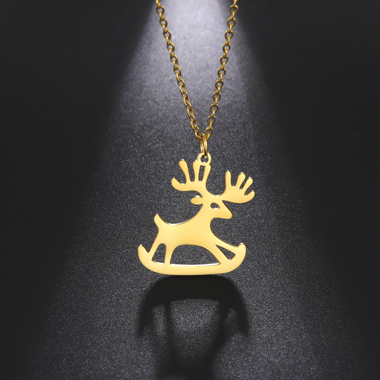 

Ожерелье с подвеской в виде головы оленя для мужчин и женщин
