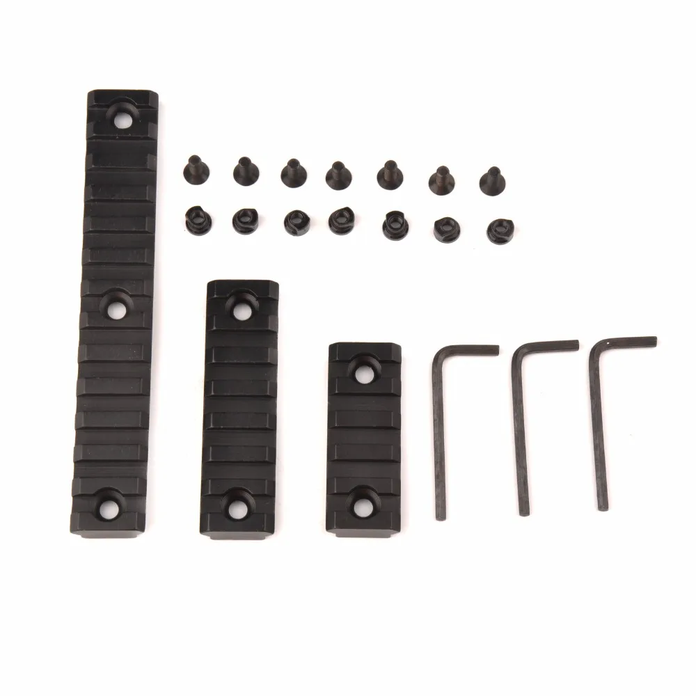 Тактический 5/7/13 слотов 21 мм Keymod Picatinny Rail для Handguard прицел Mount Base Hunting Accessories |