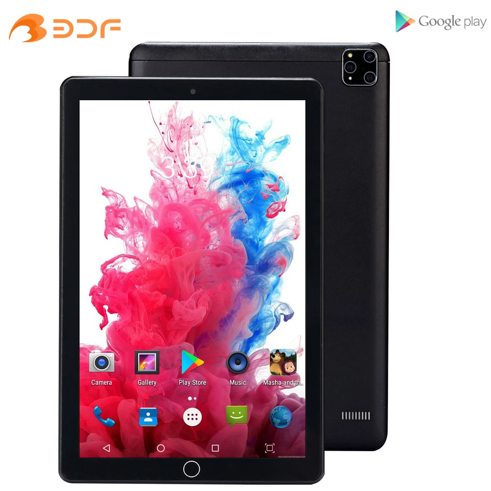 

Планшет с 10,1-дюймовым дисплеем, 2-мя слотами для SIM-карт, 2 Гб + 32 ГБ