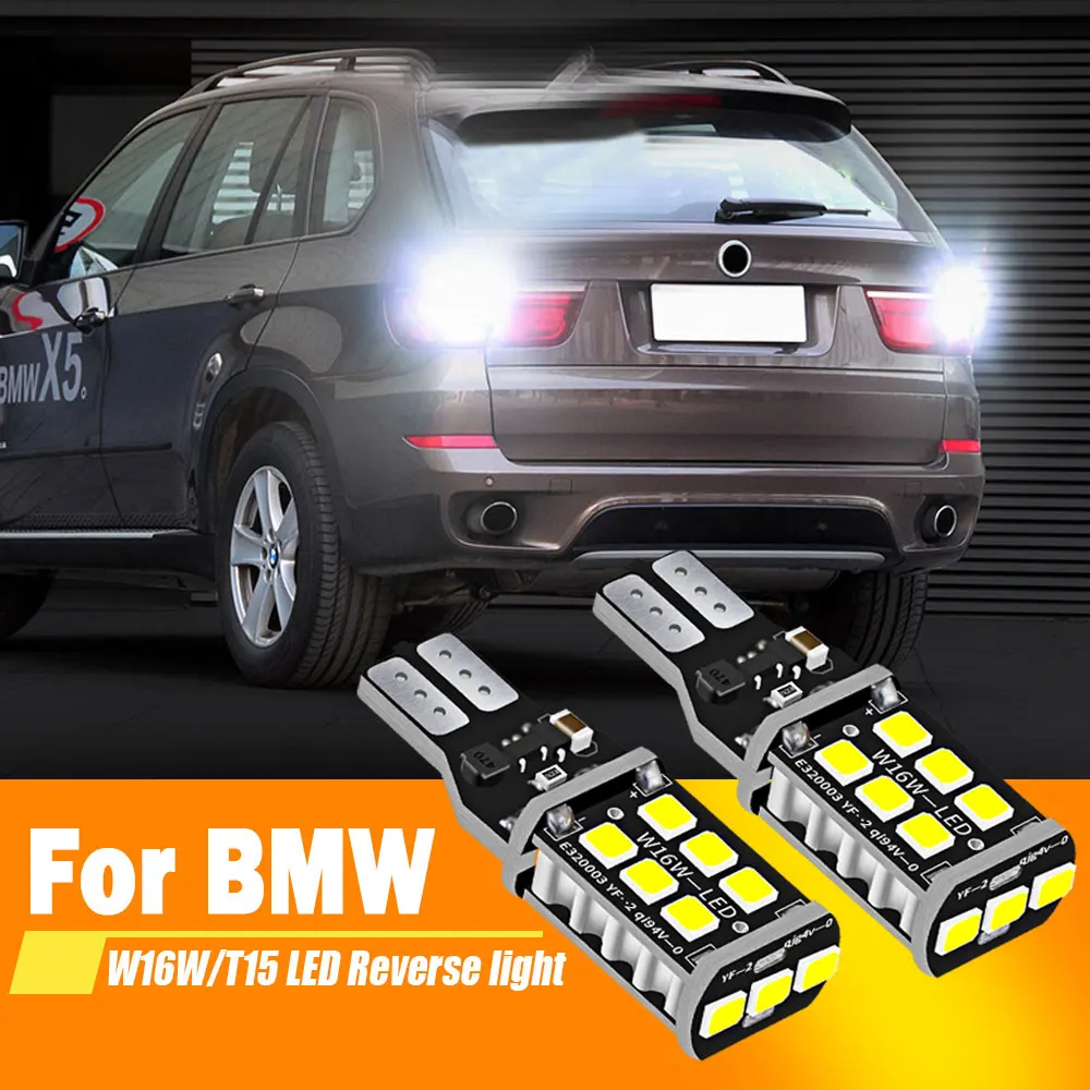 

2pcs LED Reverse Light Blub Lamp W16W T15 921 Canbus For BMW F12 F13 F06 E65 E66 E67 F01 F02 F03 F04 X3 E83 X3 F25 X5 E70 Z4 E89